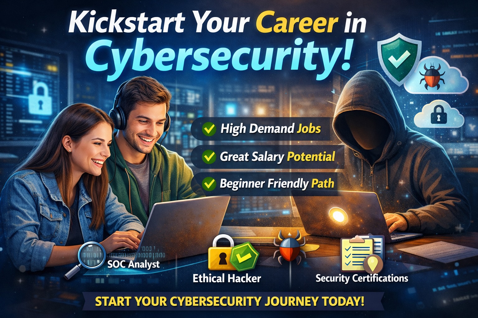 Cybersecurity Career Guide for Beginners | How to Start Cybersecurity ...