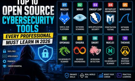 Top 10 Free Open Source Cybersecurity Tools Every Professional Must Learn (2026 Guide)