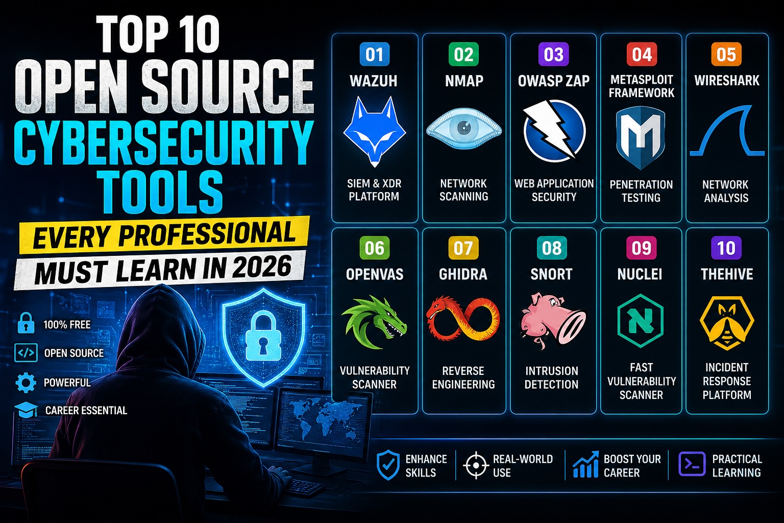 Top 10 Free Open Source Cybersecurity Tools Every Professional Must ...
